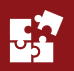 symbol-marktsegmentierung-heute-und-morgen Weiße Puzzle-Teile vor rotem Hintergrund - HEUTE UND MORGEN